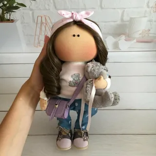 تصویر 2 از معرفی عروسک روسی مو بلند + بهترین قیمت خرید